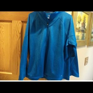 CHAMPION ATHLETIC JACKET-Aqua   2X~Polyester Blend